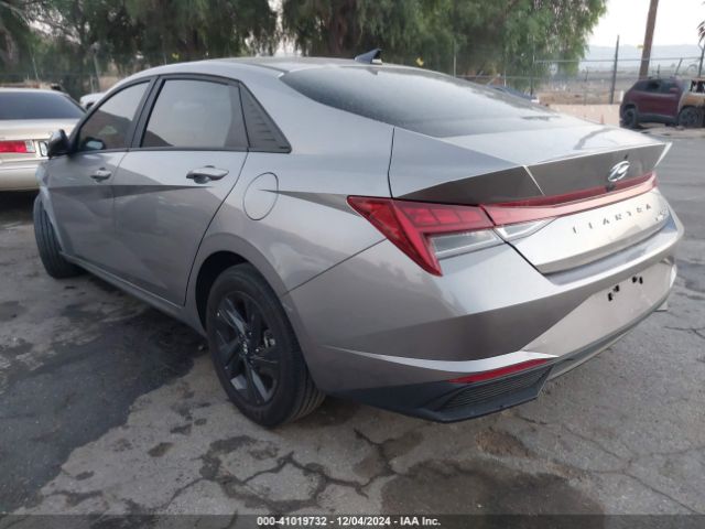 KMHLM4AJ8PU085104 Hyundai Elantra Hybrid Blue