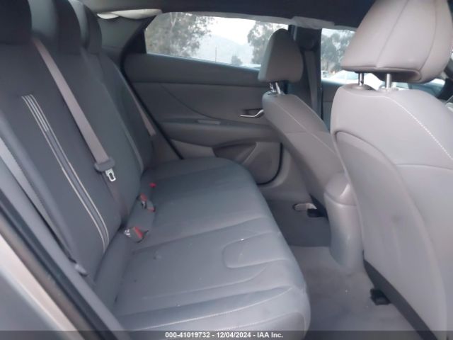 KMHLM4AJ8PU085104 Hyundai Elantra Hybrid Blue