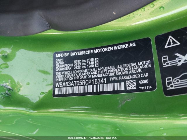 WBA63AT05RCP16341 BMW M440I