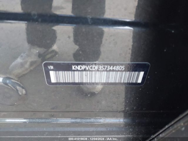 KNDPVCDF3S7344805 KIA Sportage Ex