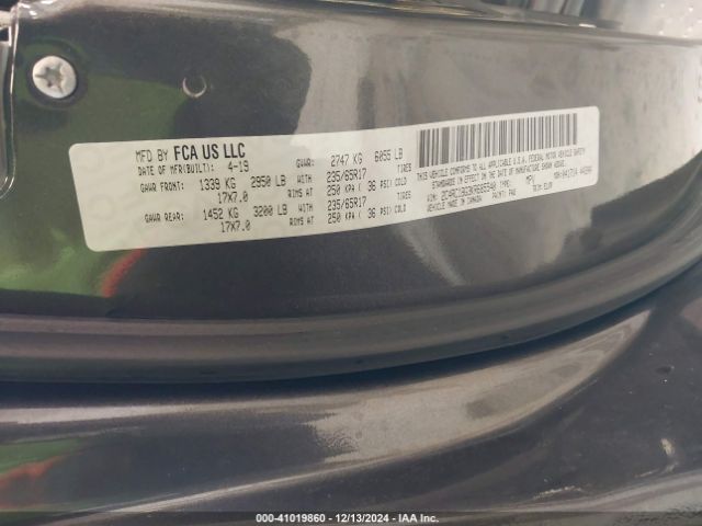 2019 CHRYSLER PACIFICA 2C4RC1BG3KR685540 Photo 8