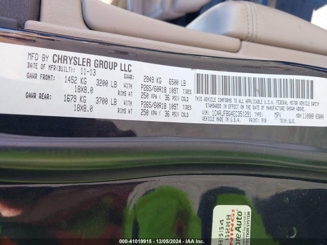 1C4RJFBG4EC351291 Jeep Grand Cherokee Limited