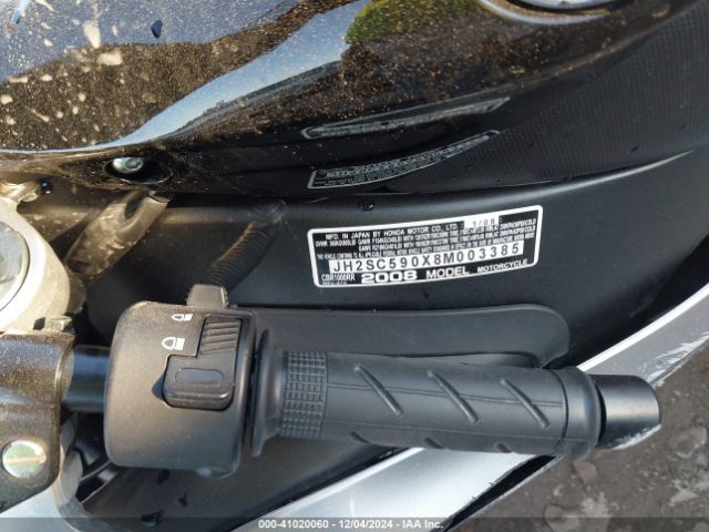 2008 HONDA CBR1000 JH2SC590X8M003385 Photo 9