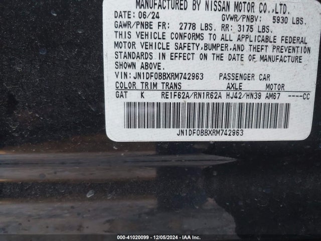 Nissan Ariya Engage+ 2024 JN1DF0BBXRM742963 Image 9