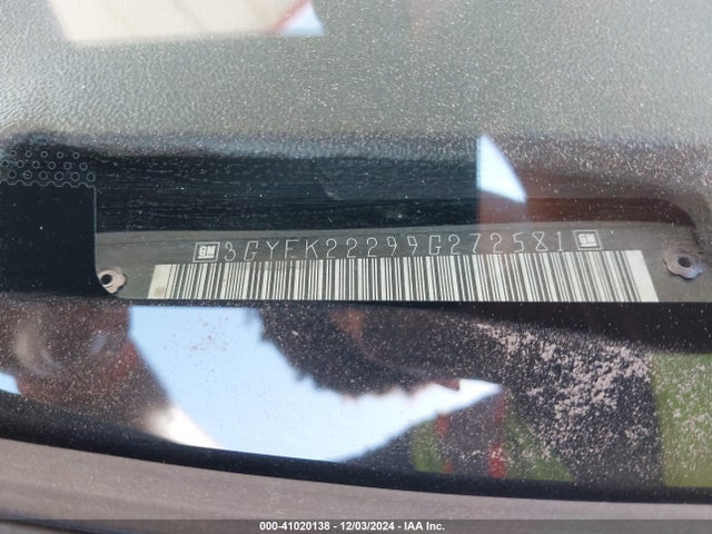 2009 CADILLAC ESCALADE EXT 3GYFK22299G272581 Photo 8