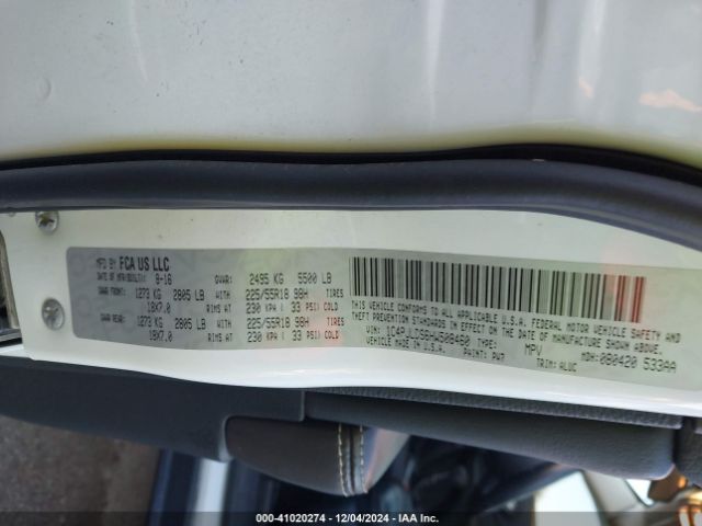 1C4PJLDS6HW508460 Jeep Cherokee Limited Fwd