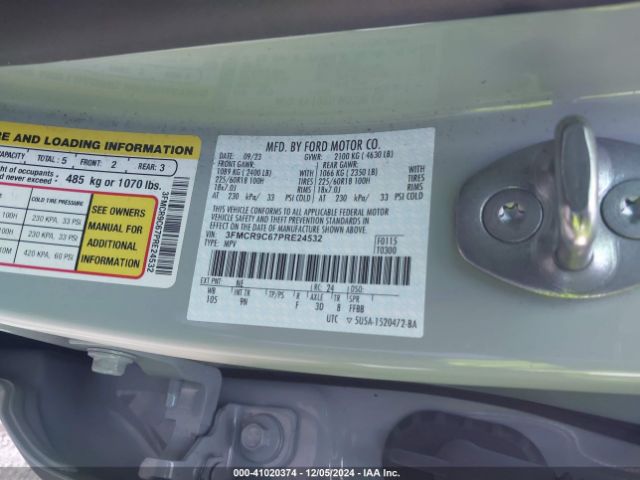 3FMCR9C67PRE24532 Ford Bronco Sport Outer Banks