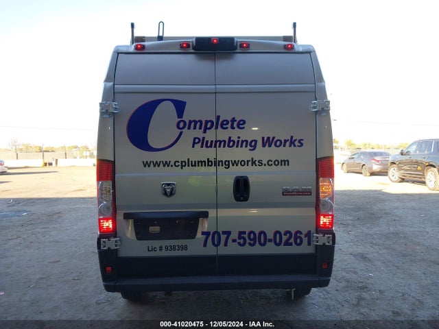 3C6LRVDG2ME531163 RAM Promaster 2500 High Roof 159 Wb