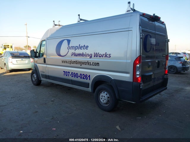 3C6LRVDG2ME531163 RAM Promaster 2500 High Roof 159 Wb