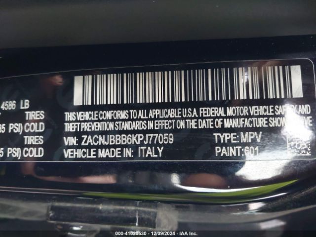 ZACNJBBB6KPJ77059 Jeep Renegade Latitude 4x4