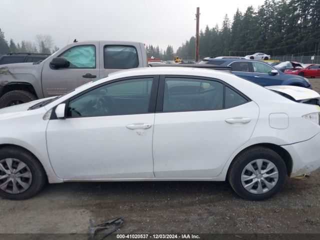 2T1BURHE2GC548342 Toyota COROLLA L