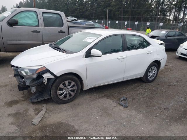 2T1BURHE2GC548342 Toyota COROLLA L