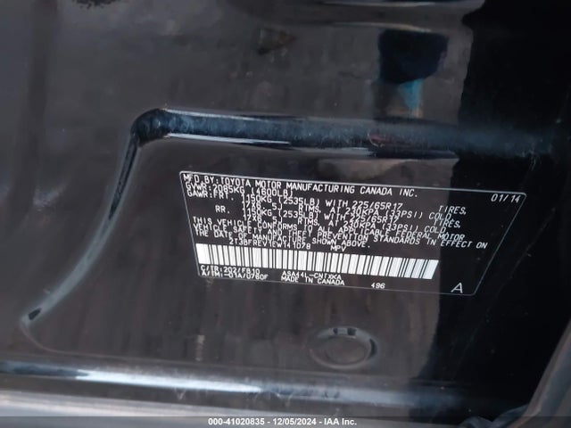 Toyota RAV4 LE 2014 2T3BFREV1EW141078 Image 9