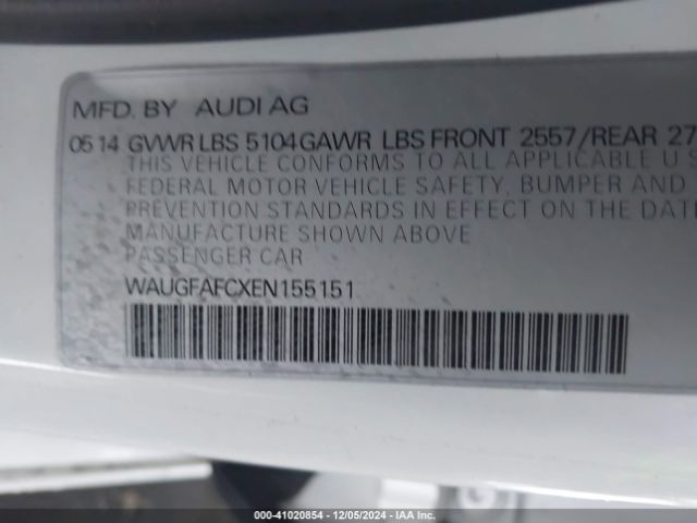 WAUGFAFCXEN155151 Audi A6 2.0t Premium
