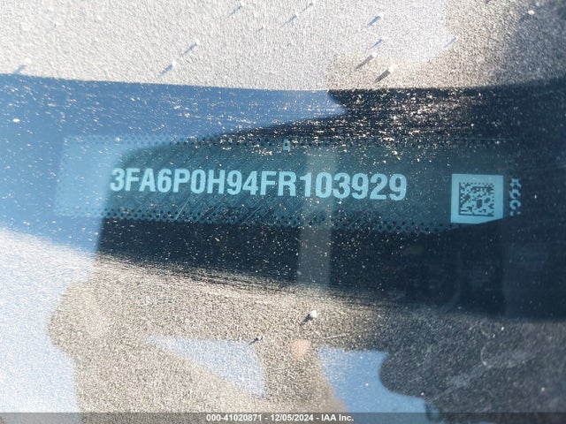 Ford FUSION SE 2015 3FA6P0H94FR103929 Image 9