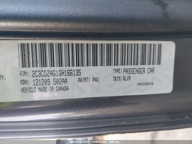 Dodge Challenger Sxt Plus 2016 2C3CDZAG1GH166135 Image 9