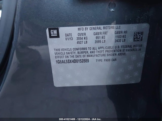2013 CADILLAC ATS 1G6AL5SX4D0152889 Photo 8
