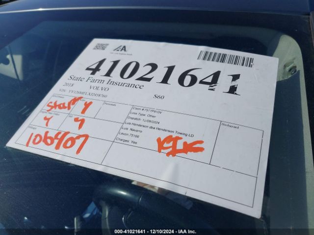 YV126MFLXJ2458760 Volvo S60 T5 Dynamic