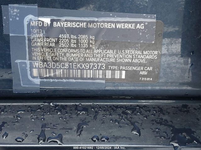 WBA3D5C51EKX97373 BMW 328d Xdrive