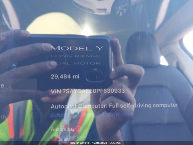 7SAYGAEE0PF630933 Tesla Model Y Awd/long Range Dual Motor All-wheel Drive