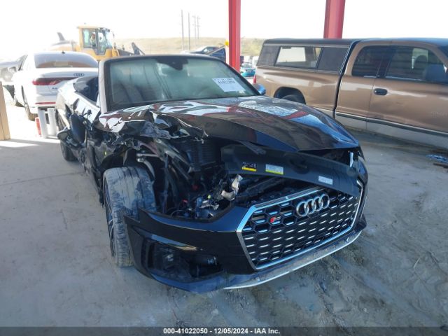 2022 AUDI S5 CABRIOLET WAU24GF57NN001548