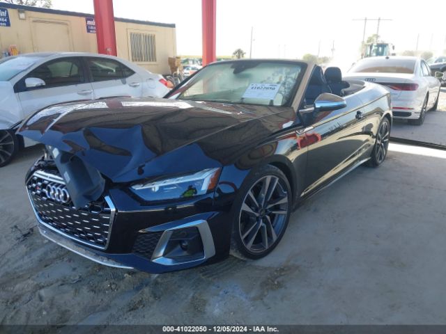 2022 AUDI S5 CABRIOLET WAU24GF57NN001548 Photo 1
