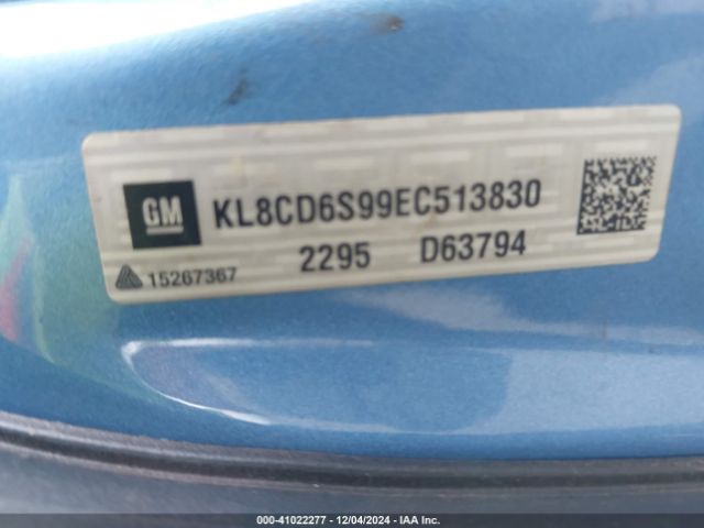 KL8CD6S99EC513830 Chevrolet Spark 1lt Auto