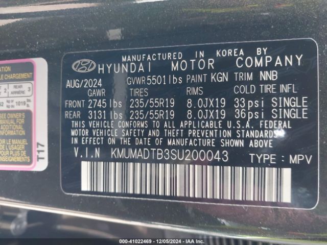KMUMADTB3SU200043 Genesis Gv70 2.5t Awd