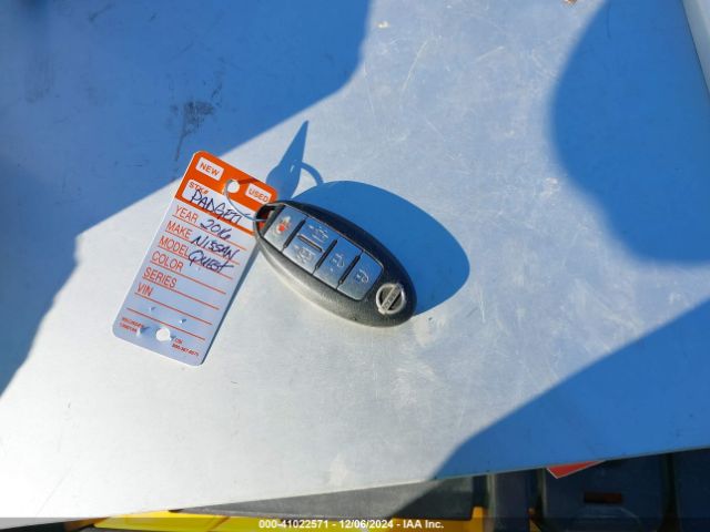 JN8AE2KP7G9150337 Nissan Quest Platinum/s/sl/sv
