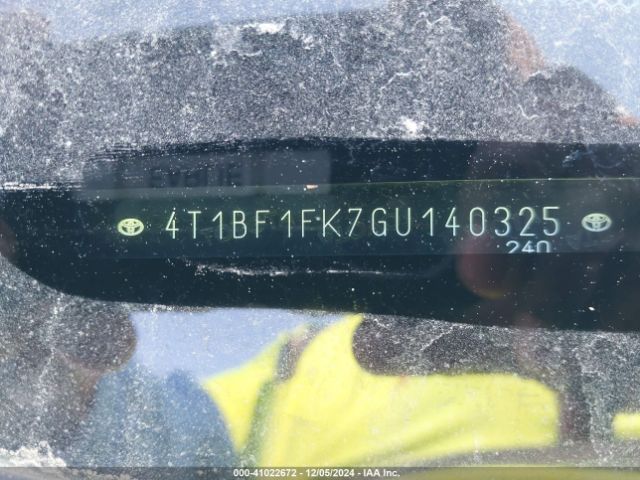 4T1BF1FK7GU140325 Toyota CAMRY LE
