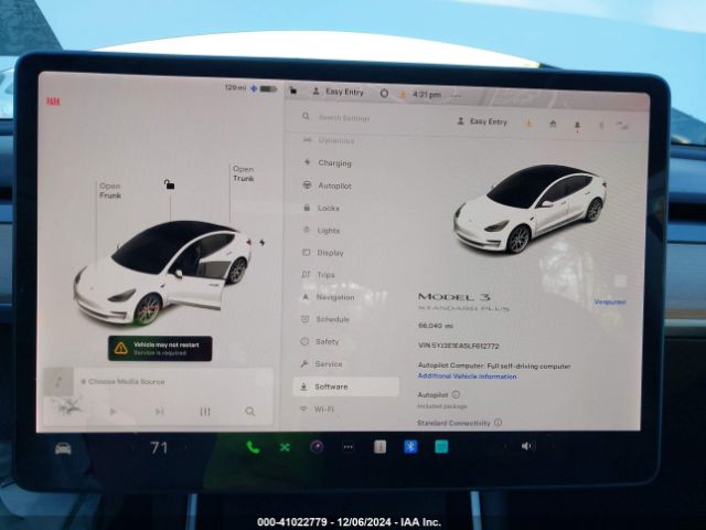 5YJ3E1EA5LF612772 Tesla Model 3 Standard Range Plus Rear-wheel Drive/standard Range Rear-wheel Drive