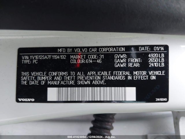 Volvo V60 T5 2015 YV1612SA7F1194192 Image 9