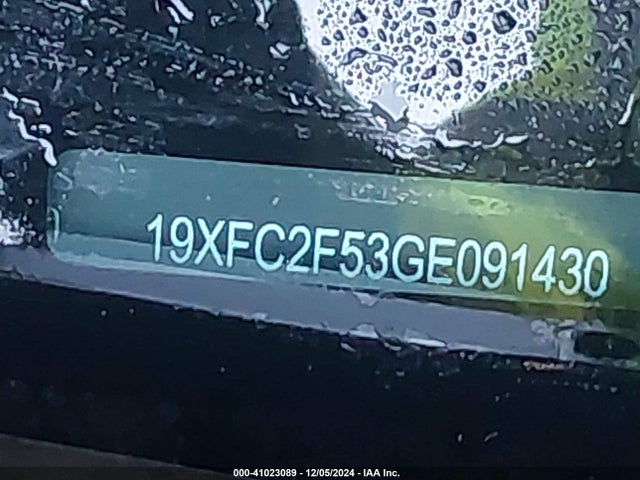 Honda Civic Lx 2016 19XFC2F53GE091430 Image 9