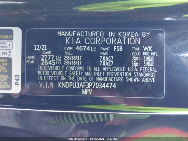 KIA Sportage Lx 2023 KNDPU3AF3P7034474 Image 9