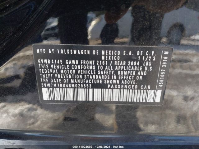 3VW7M7BU4RM029553 Volkswagen Jetta 1.5t Se