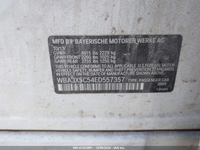 WBA3X5C54ED557357 BMW 328i Gran Turismo Xdrive