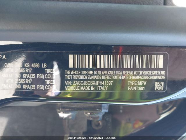 ZACCJBCBXJPH41397 Jeep Renegade Trailhawk 4x4