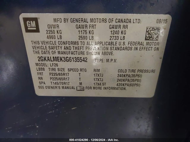 2GKALMEK3G6135542 GMC Terrain Sle-1