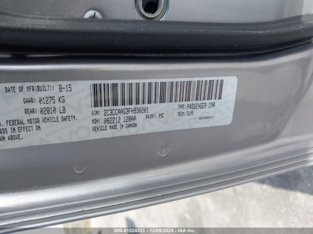 2C3CCAAG3FH930201 Chrysler 300 Limited