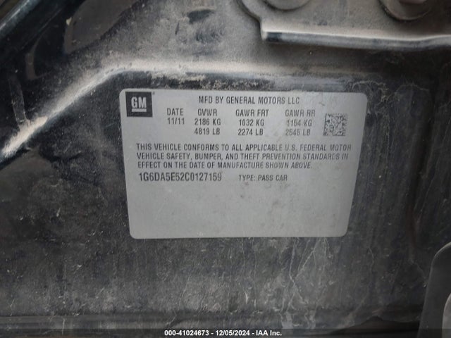 2012 CADILLAC CTS 1G6DA5E52C0127159 Photo 8