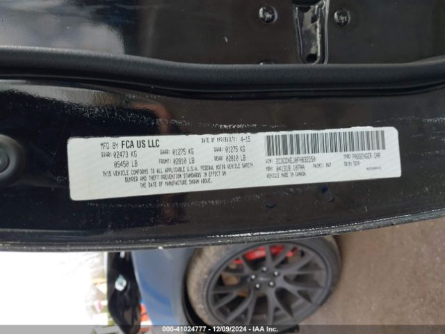 2015 DODGE CHARGER 2C3CDXEJ0FH832250 Photo 8