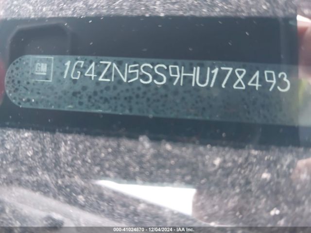 1G4ZN5SS9HU178493 Buick Lacrosse Preferred