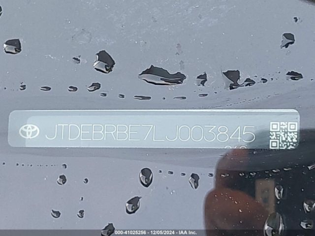 JTDEBRBE7LJ003845 Toyota Corolla Hybrid Le