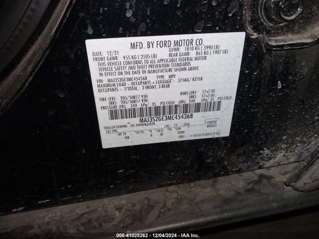 Ford Ecosport Se 2021 MAJ3S2GE3MC454368 Image 9