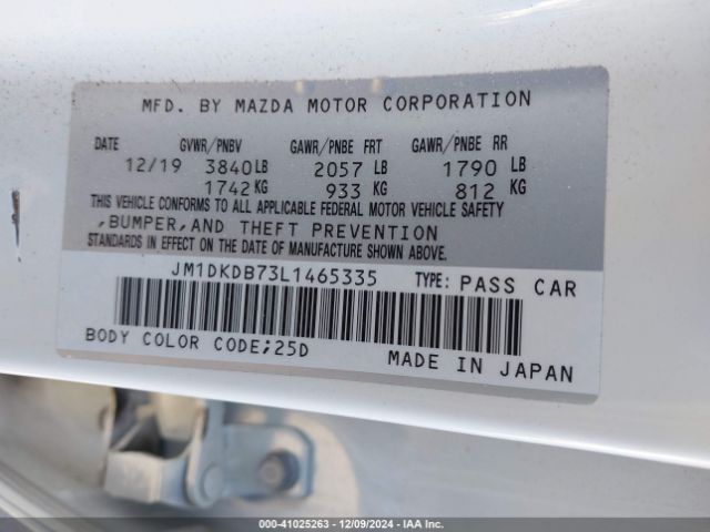 JM1DKDB73L1465335 Mazda Cx-3 Sport