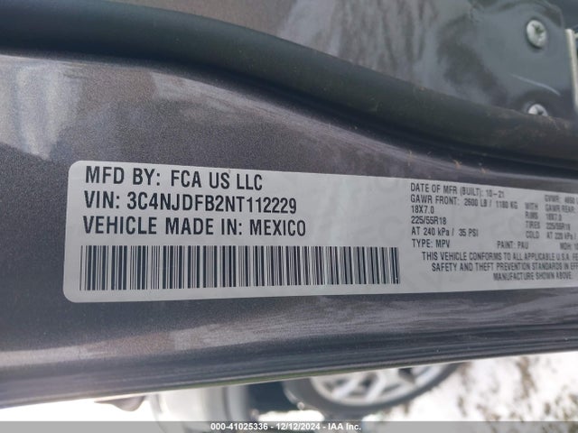Jeep Compass Latitude Lux 4x4 2022 3C4NJDFB2NT112229 Image 9