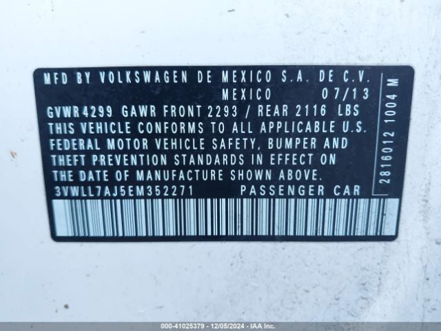 3VWLL7AJ5EM352271 Volkswagen Jetta 2.0l Tdi