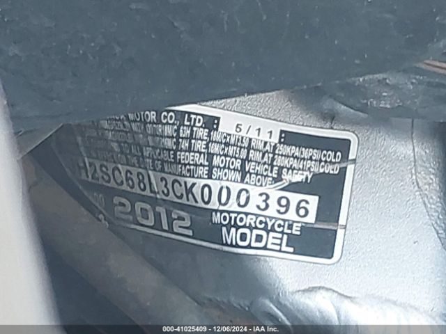 2012 HONDA GL1800 JH2SC68L3CK000396 Photo 9