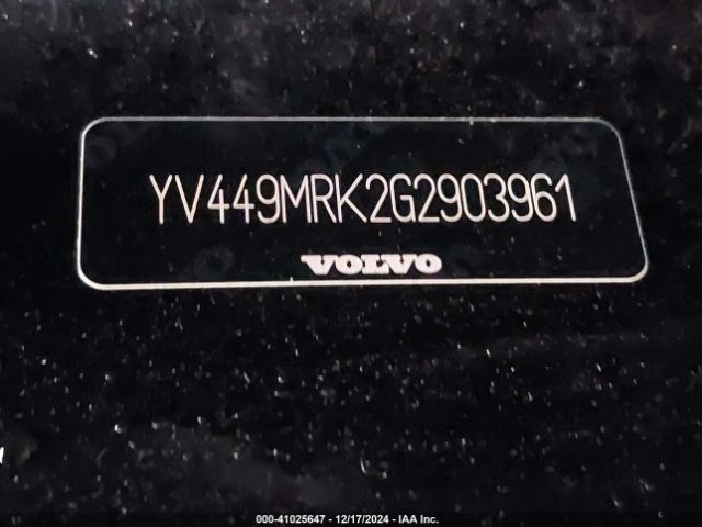 YV449MRK2G2903961 Volvo Xc60 T6 Drive-e