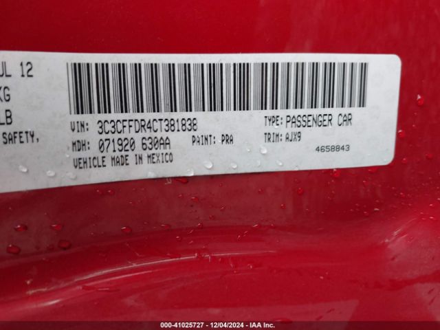 2012 FIAT 500C 3C3CFFDR4CT381838 Photo 8